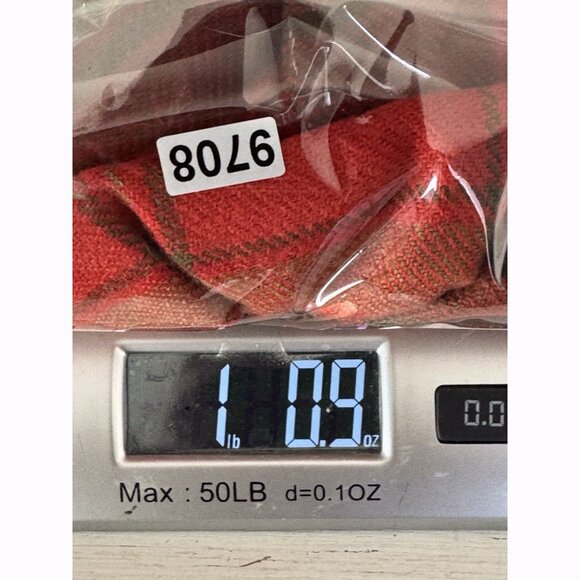 Vintage Spiegel Plaid Midi Wrap Skirt Size 14 Red Green Tartan Fringe Holiday - Picture 10 of 11